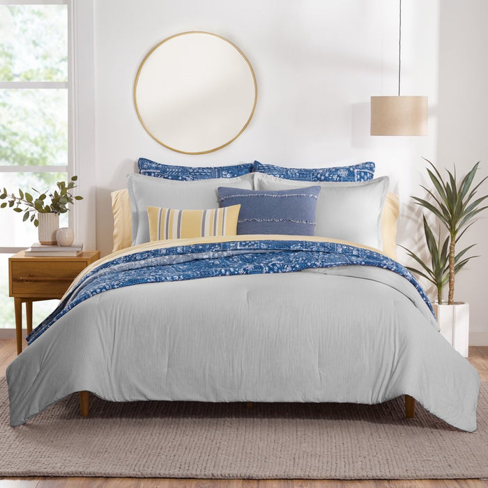 140 Thread Count 3 Piece Comforter Sets, King with Shams