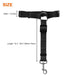 2Pcs Adjustable Dog Seat Belt Pet,  Dog Cat Car Seatbelt Safety Tether Adjustable Harness Belts Pet Leash - Heavy Duty Nylon Seatbelts - Universal Fit Cars Truck SUV