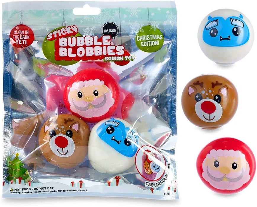 Top Trenz Sticky Bubble Blobbies -Squishy Fidget Toys for Kids. Cool Pack of Toy for Boys & Girls. Small Sensory Ball for Stress Relief. Classroom Fidget Toy, Party Favors & Prizes.(Frappe/Ice Cream)