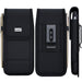 Iphone 6 6S 7 Holster Black Carrying Cell Phone Case Belt Clip and Loop Holster Pouch for Iphone 6 / 6S / 7 (Fits Iphone 6 / 6S / 7 with Otterbox Case / Lifeproof Case / Mophie Juice Pack Air)