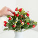 Artificial Strawberry Bush | Summer Florals and Home Decor | Size: 17" L