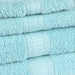 Mainstays Solid 6-Piece Bath Towel Set, Clearly Aqua