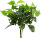 Season’S Need Artificial Plants Greenery Bush, Pack of 2 Fake Shrubs Simulation Indoor outside Hanging Planter Home Garden Décor, Porch Window Box Decorating (Heart Leaf Philo)