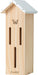 Wooden Butterfly House for Gardens. Provides a Safe Haven for Butterflies to Rest, Protect from Predators and Harsh Weather Conditions. Attractive Garden Décor, Includes Bonus Rope Hanger.