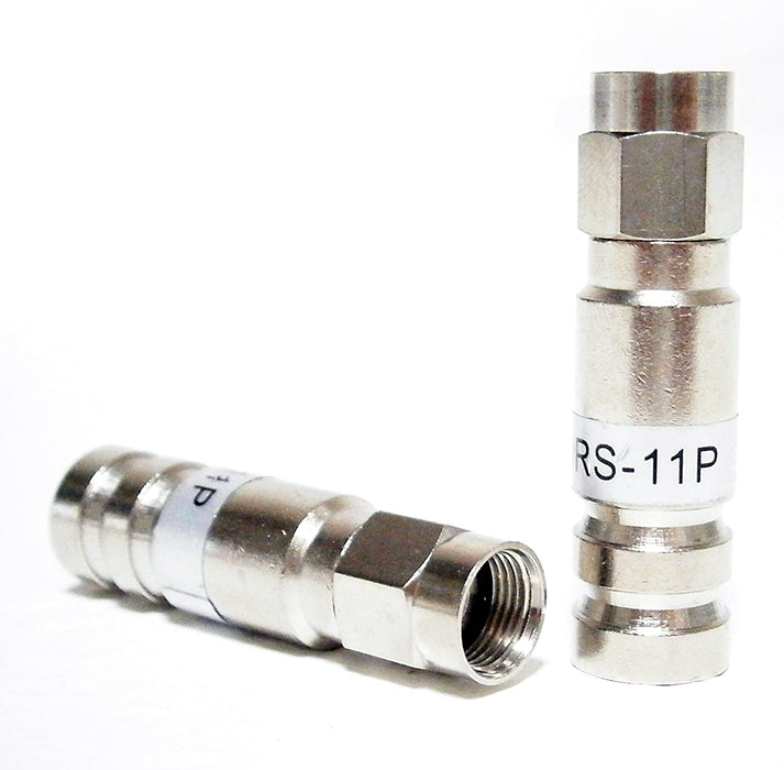20 Pieces PPC EX6 plus Satellite TV Digital Cable RG6 COAXIAL Cable Compression Fittings