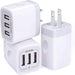 Wall Charger,Usb Charger Adapter,3.1A/3Pack Muti Port Fast Charging Station Power Base Charger Block Plug for Iphone Wall Charger
