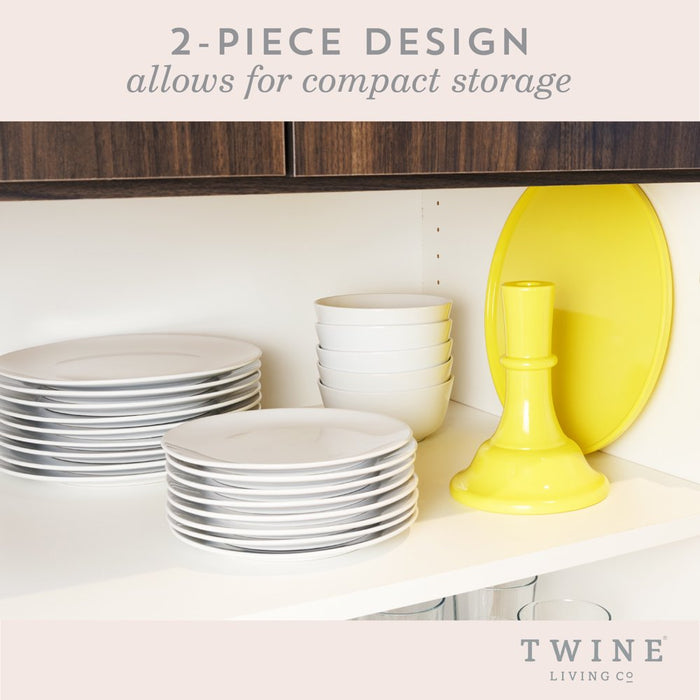 Twine Green Melamine Cupcake and Cake Stand - Dessert Accessory, Pink