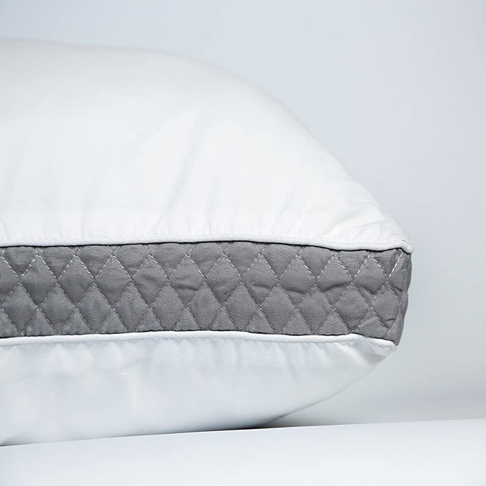 Lux Decor Collection Gusseted Queen Pillows Set of 2 - Comfortable Breathable Bed Pillows for Sleeping (18X26)