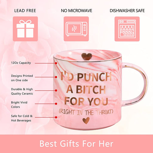 Valentines Day Gifts for Her,Gifts for Women Wife Sisters Friends,12 OZ Funny Coffee Mug,Christmas Birthday Mothers Day Gifts for Women,Anniversary Engagement for Girlfriend Teenage Girls