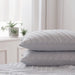 Bedding Comforter Set Queen, Bluish Grey Bedding Chevron Tufted Design, Boho Queen Size Comforter Lightweight and Fluffy,3 Pieces