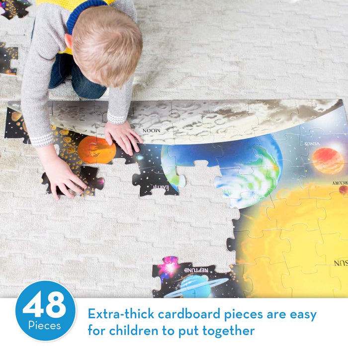 Solar System Floor Puzzle (48 Pcs, 2 X 3 Feet)