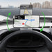Car Phone Holder Mount 360 Degree Rotation Dashboard Cell Phone Holder for Car Clip Mount Stand Suitable for 4 to 7 Inch Smartphones (Black)