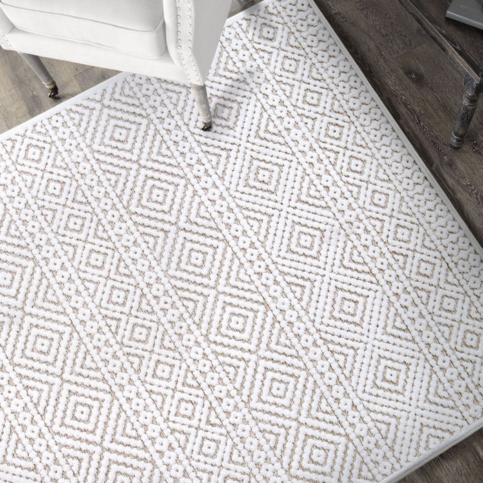 My Texas House Cheyenne, Contemporary, Geometric, Woven Area Rug, 5'2" X 7'6"