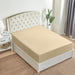 Queen Fitted Sheet - Deep Pocket Cooling Sheets up to 16 Inch - Hotel Luxury Bedding - Softest Sheets - Wrinkle, Fade, Stain Resistant - 1 Single Queen Fitted Sheet Only (Queen, Beige)