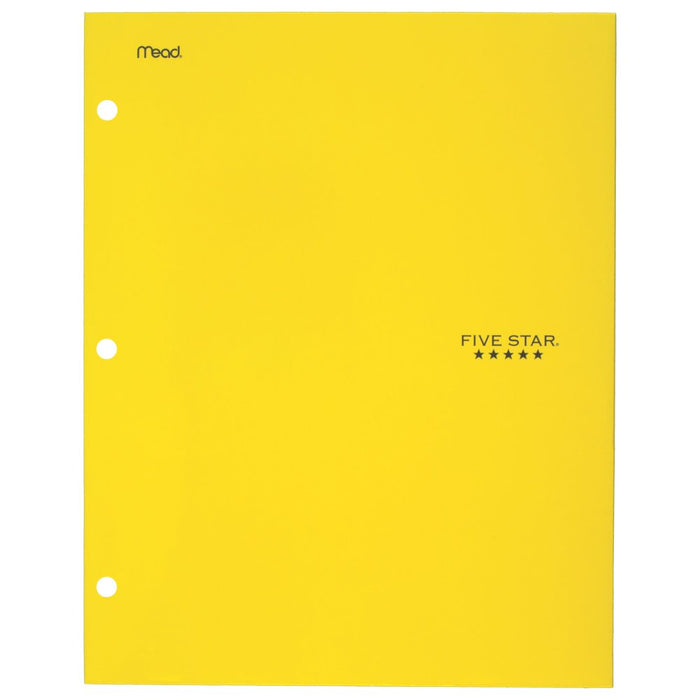 Five Star 4-Pocket Paper Folder, Assorted Colors (33585)