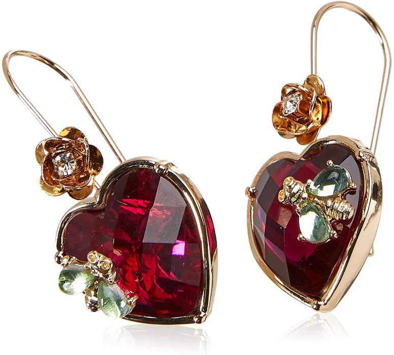 Heart Drop Earrings