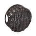 Mainstays round Dark Brown Maize Low-Rise Decorative Storage Basket