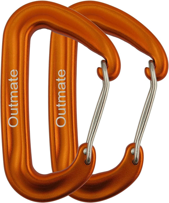 Hammock Carabiner Clip,12Kn 7075 Aluminium Alloy Carabiners,Heavy Duty Clips 2645Lbs/1200Kg,Perfect Gear for Hammocks Camping Hiking Keyring and Utility