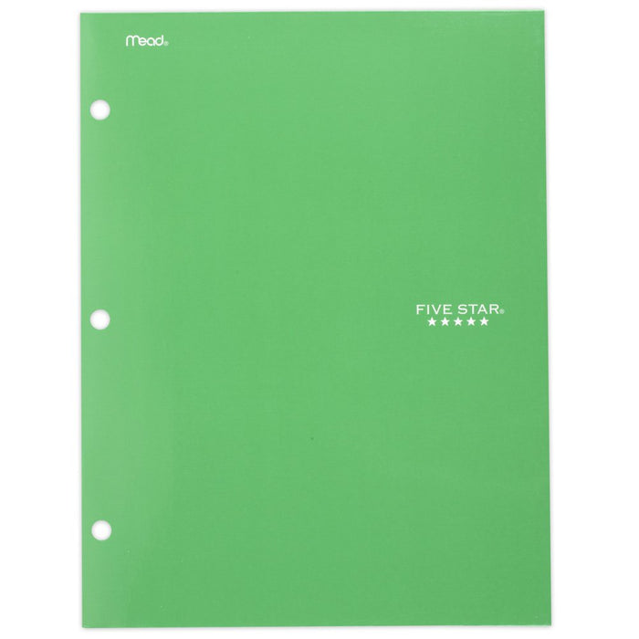 Five Star 4-Pocket Paper Folder, Assorted Colors, 6 Pack (38058)