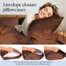 6 PC Sheet Set Sheets Deep Pockets 18" Eco Friendly Wrinkle Free Sheets Machine Washable Hotel Bedding Silky Soft - Brown Queen