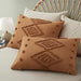 Oli Anderson Duvet Cover Queen Size, 3 Pieces Boho Tufted Bedding Set for All Seasons, Soft and Embroidery Shabby Chic Duvet Covers Set with Zipper Closure (Pumpkin, Queen, 90’’ X 90’’)