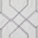 Mainstays Modern Gray Geometric Rod Pocket Sheer Curtain Set, 28" X 63" (4 Panels)