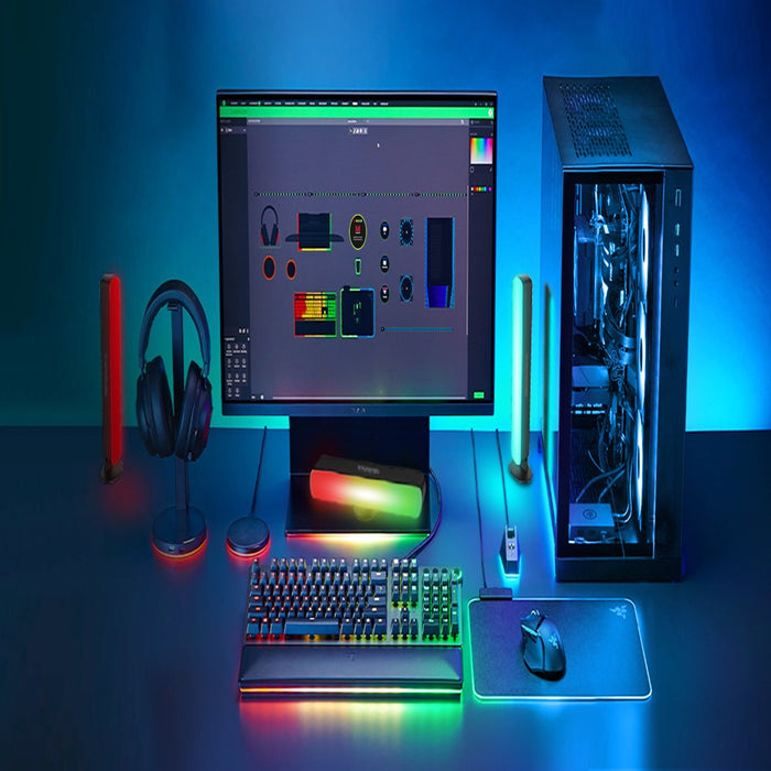 Monster Smart RGBW IC Light Bar Works with Razer Chroma, Customizable White/Color Lighting