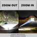 Rechargeable Flashlight Zoomable P70 Powerful LED Flashlight 3 Lighting Modes LED Torch Support for Mircro Charging Hunting Lamp