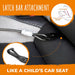 Dog Seat Belt Chew Proof Metal Pet Safety Belt Steel Braided Vehicle Restraint No Chew Tether Seatbelt with Rock Climbers Carabiner