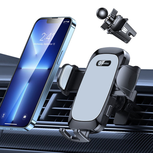 [2023 OVER-THE-TOP Stabiility]  Phone Mount for Car Vent Clip Universal Grey Car Phone Holder Mount Hands-Free Cell Phone Holder for Car Air Vent Clip for Iphone 14 Samsung Note ＆ All Phones