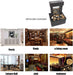 Desktop Fountain, USB LED Indoor Water Fountain Lighted Waterfall Tabletop Fountain with Stones for Office Home Decor