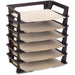 Rubbermaid, RUB86028, Regeneration Stacking Letter Trays, 6 / Pack, Black