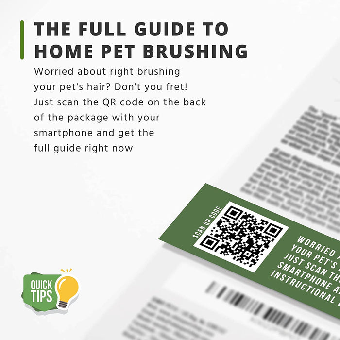 Dog Comb for Removes Tangles and Knots - Cat Comb for Removing Matted Fur - Grooming Tool with Stainless Steel Teeth and Non-Slip Grip Handle - Best Pet Hair Comb for Home Grooming Kit - Ebook Guide