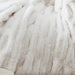 Better Homes & Gardens Faux Fur Throw Blanket, 50"X60", Ruched Faux Fur, White