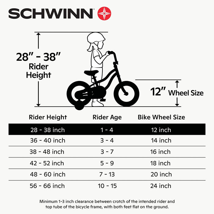 Schwinn Koen & Elm Toddler Balance Bike, 12-Inch Wheels, Kids Ages 1-4 Years Old, Rider Height 28-38-Inches, Training Wheels Not Included