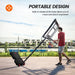 Portable Basketball Hoop Goal System 5 - 7Ft Height Adjustable 34" Backboard for Kids Teens Outdoor Indoor Court