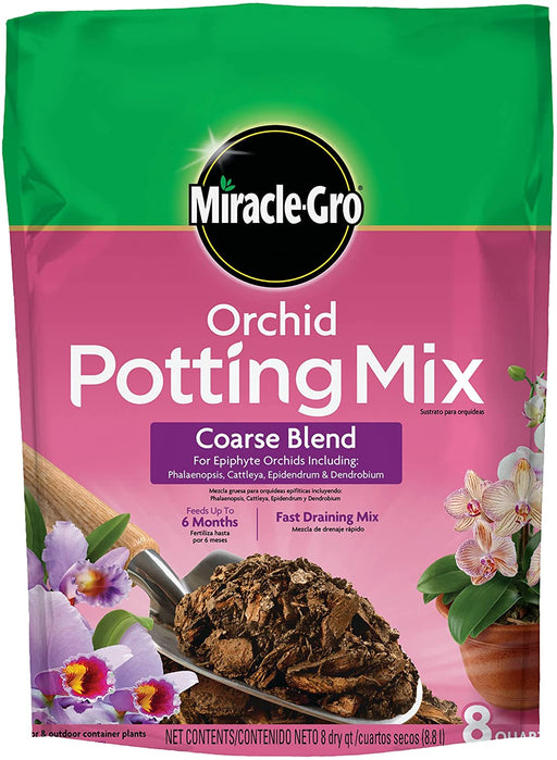 Miracle-Gro Orchid Potting Mix Coarse Blend, 8 Qt.