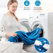 Electric Blanket Heated Blanket 50" X 60" Flannel Heated Throw with 10 Heating Levels, Auto-Off, Machine Washable, Blue