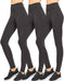 Leggings - Women'S Fleece Lined Solid Color High Waist Full Length Winter Leggings