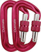 Hammock Carabiner Clip,12Kn 7075 Aluminium Alloy Carabiners,Heavy Duty Clips 2645Lbs/1200Kg,Perfect Gear for Hammocks Camping Hiking Keyring and Utility