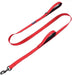 Max and Neo Double Handle Traffic Dog Leash Reflective - We Donate a Leash to a Dog Rescue for Every Leash Sold (Pink, 4 FT)