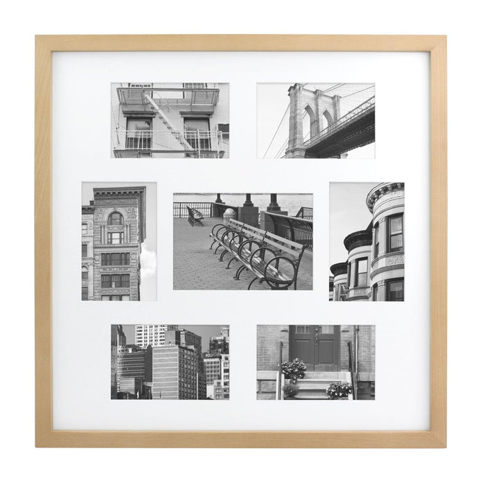 Better Homes & Gardens 18X18 Natural Wood Collage Wall Frame