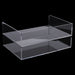 2-Pack Acrylic Stackable Letter Tray Desk Organizer Vertical Clear Paper Tray Desktop File Book Storage Shelf