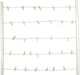 DII Clothesline Collage, Photo Display Collection, Rustic White, 26X29.75"