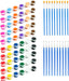 Acrylic Paint Set for Kids,Washable Watercolor Paint Sets,Diy Graffiti Paint,Acrylic Pigment Set with Brushes,Adults Children Handcraft Painting Pigment Set (10 Set-5Ml-12 Colors -F)