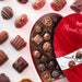 Russell Stover Valentine'S Day Red Foil Heart Assorted Milk & Dark Chocolate Gift Box, 15.05 Oz. (26 Pieces)