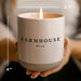 Farmhouse Candle | Autumn, Cinnamon, and Nutmeg, Fall Scented Soy Candles for Home | 12Oz Stone Jar, 60+ Hour Burn Time, Made in the USA
