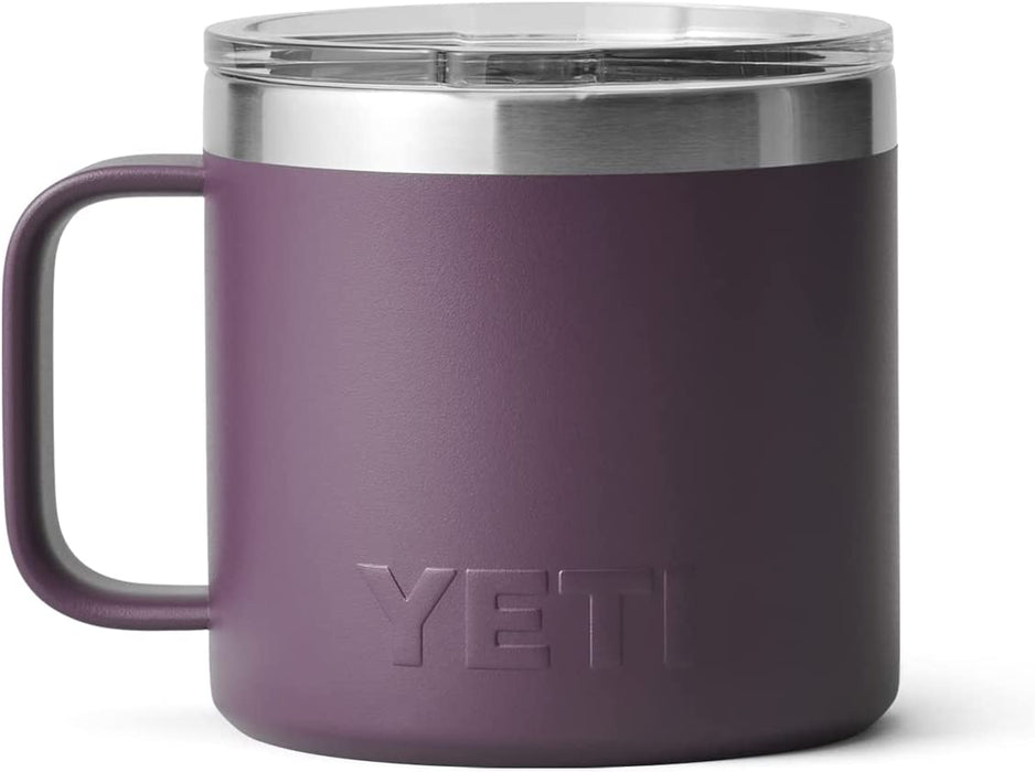 Rambler 14 Oz Mug, Vacuum Insulated, Stainless Steel with Magslider Lid, Stainless