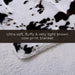 Homesmart Cow Pattern Sherpa Blanket Faux Fur Wearable Sleeve One Size