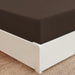 Queen Fitted Sheet - Deep Pocket Cooling Sheets up to 16 Inch - Hotel Luxury Bedding - Softest Sheets - Wrinkle, Fade, Stain Resistant - 1 Single Queen Fitted Sheet Only (Queen, Brown)